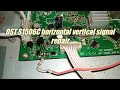 how to repair a black goto receiver horizontal vertical signal problem!sot s1506c receiver