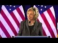 Hillary Clinton speaks out on 