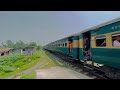 rajshahi bound intercity train the famous 732 down borendo express passing raninagar station