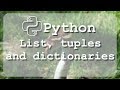 #6 Learn about Python dictionaries and difference between list and tuple