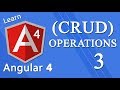 Angular 4 Tutorial - CRUD Operations (get/put/post/delete) #3