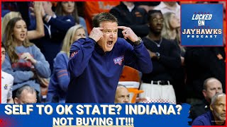 WHAT TO BELIEVE? Did Oklahoma State NEARLY HIRE Bill Self? Could Indiana Pry Self Away from Kansas?