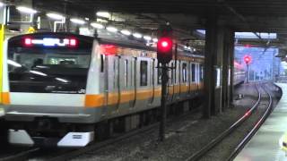 20141108@JR東日本 中央快速線 －1602H/1533T 西国分寺 通過