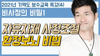 비사정의 비밀1 - 자유자재 사정조절 환정보뇌 비법!  [2021년 기역도 보수교육 특강(4)](세수공)