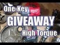 GIVEAWAY! Milwaukee M18 FUEL w/ ONE-KEY High Torque 1/2