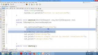 5 Servlet Interface