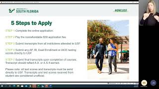 USF Transfer Admissions Workshop