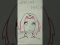 I made Sakura haruno #art #short