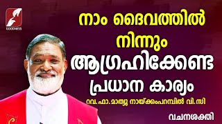 നാം ദൈവത്തിൽ നിന്നും ആഗ്രഹിക്കേണ്ട പ്രധാന കാര്യം?  | FR.MATHEW NAICKOMPARAMBIL VC | GOODNESS TV |