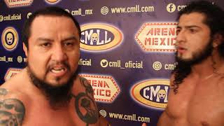 CMLL  -  LA BESTIA DEL RING Y RUSH  -  EN CALIENTE  -  07  -  06  -  2019