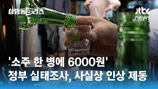 '소주 한 병에 6000원' 실태조사 나선 정부…사실상 인상 제동 / JTBC 상암동 클라스