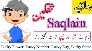 Saqlain Name Meaning in urdu Saqlain Naam ka Matlab kya hota hai