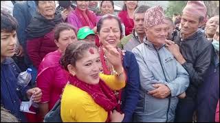 सारै कडा भाईरल घाँसे गित ...  || Matatirtha Jatra || Indira Basnet vs Dal Bahadur Dangol || Salghari