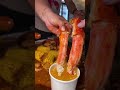 MASSIVE ALASKAN KING CRAB LEGS🦀🦀 #shorts