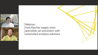 How Kärcher supply chain specialists set precedent with automated analytics solutions