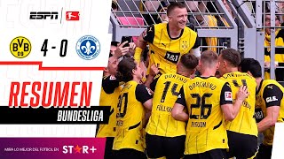 ¡GOLEADA NEGRIAMARILLA EN LA ÚLTIMA FECHA Y DESPEDIDA DE REUS! | B. Dortmund 4-0 Darmstadt | RESUMEN