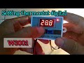 #62 Tutorial cara setting thermostat mesin tetas tipe w3001