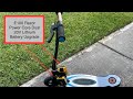 Fast Razor E100 power core scooter upgrade w/ 40V Dewalt Battery tutorial install variable throttle.