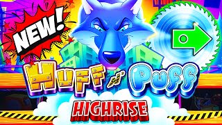 BRAND NEW Huff n Puff High Rise slot! New Features and New Hats in My 1st Attempt at Silver Legacy!