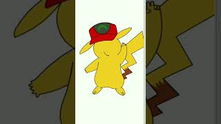 making Pikachu using python turtle #shorts #trending #pikachu