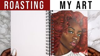 COLORED PENCIL SKETCHBOOK TOUR | My Portraits & Supplies from 2016 - 2020