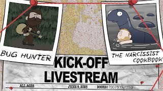 Bug Hunter and The Narcissist Cookbook Tour Kick-off Livestream - July 10, 2025