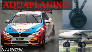 What is Aquaplaning? | Why is it DANGEROUS for Aircraft and Automobiles? | Types of Aquaplaning |