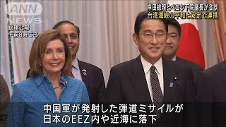 「台湾海峡の平和と安定で連携」 岸田総理、ペロシ下院議長と会談(2022年8月5日)