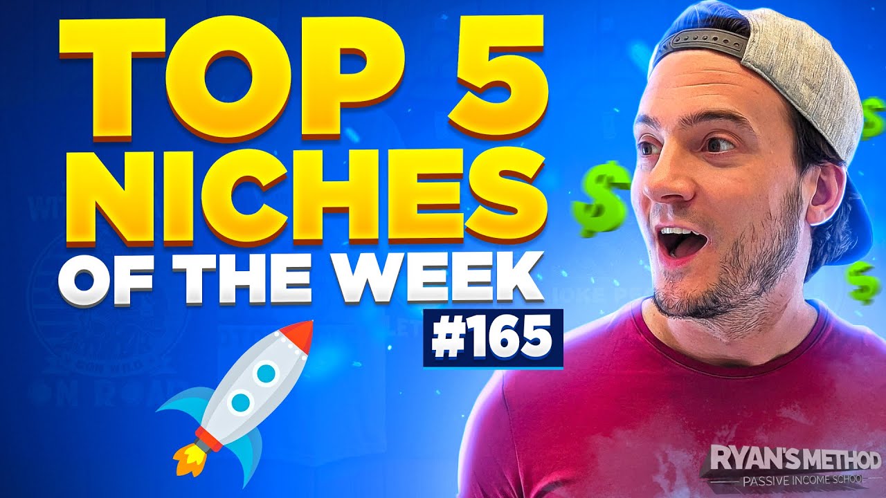 TOP 5 NICHES 🔥 Print On Demand Niche Research # 165 — (7/9/2023) - YouTube