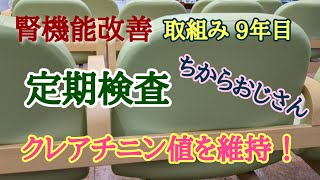 腎機能改善 一生ガンバ！ No101    夏場のアルコール摂取も多く、腎臓ほか肝臓系もドキドキの定期検査。結果は？  #慢性腎臓病#クレアチニン#たんぱく質制限