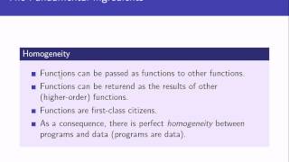 Programming Languages: The functional paradigm - 2