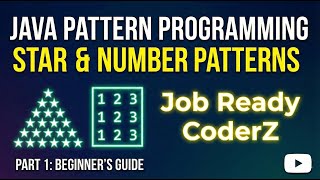 Java Pattern Programming for Beginners: Master Star & Number Patterns (Part 1)