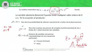 Distribución de probabilidad binomial | Six Sigma Green Belt