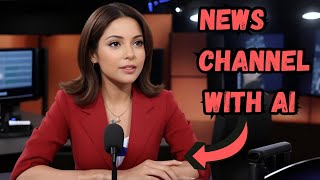 How To Create A News Channel With AI || AI News Video Generator || AI Lip Sync