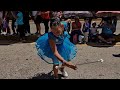 Yajaira la bailarina le puso el sabor al desfile del correo dando un tremendo show de baile