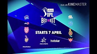 Vivo IPL 2018 Anthem video song #BESTvsBEST