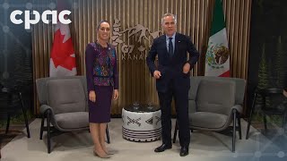 G7 Leaders’ Summit – PM Carney meets with Mexican President Claudia Sheinbaum – June 17, 2025