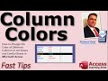 How to Change the Color of Different Columns in List Boxes and Combo Boxes in Microsoft Access