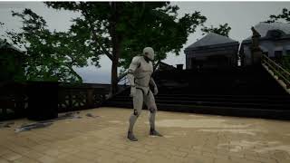 UE4 Rain Post-process Camera