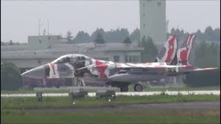 アグレス教導訓練５日目 ファーストミッション終了 続々ランディング F 15イーグル×８ Rwy03R 百里基地 nrthhh