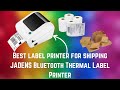 JADENS Bluetooth Thermal Label Printer | Review 2023