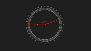 Měření úhlu kruhovým úhloměrem | Geometrie | Khan Academy