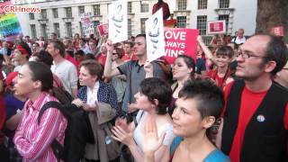 CRHnews - Love Russia, Hate Homophobia Day of Action London September 2013