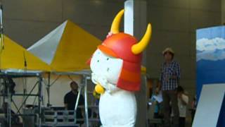 関空夏まつり２０１２　ひこにゃん　お城に帰ります。