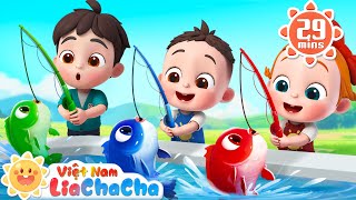 🎣 Lia và Chacha cùng đi câu cá | Bài hát học số đếm | LiaChaCha - Ca Nhạc Thiếu Nhi Việt Nam