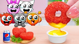 Sprunki Incredibox Food ️🤖 Best Of Miniature Cheetos Potato Onion Cheese Donut ❤️ Tina Mini Cooking