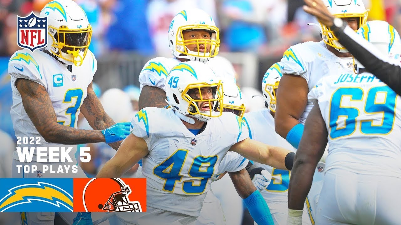 Chargers Top Plays Vs Browns | LA Chargers - YouTube