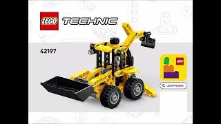 LEGO Instructions | Technic | 42197 | Backhoe Loader