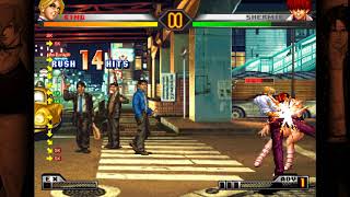 KOF98UMFE: EX-King quick max corner bnb combo