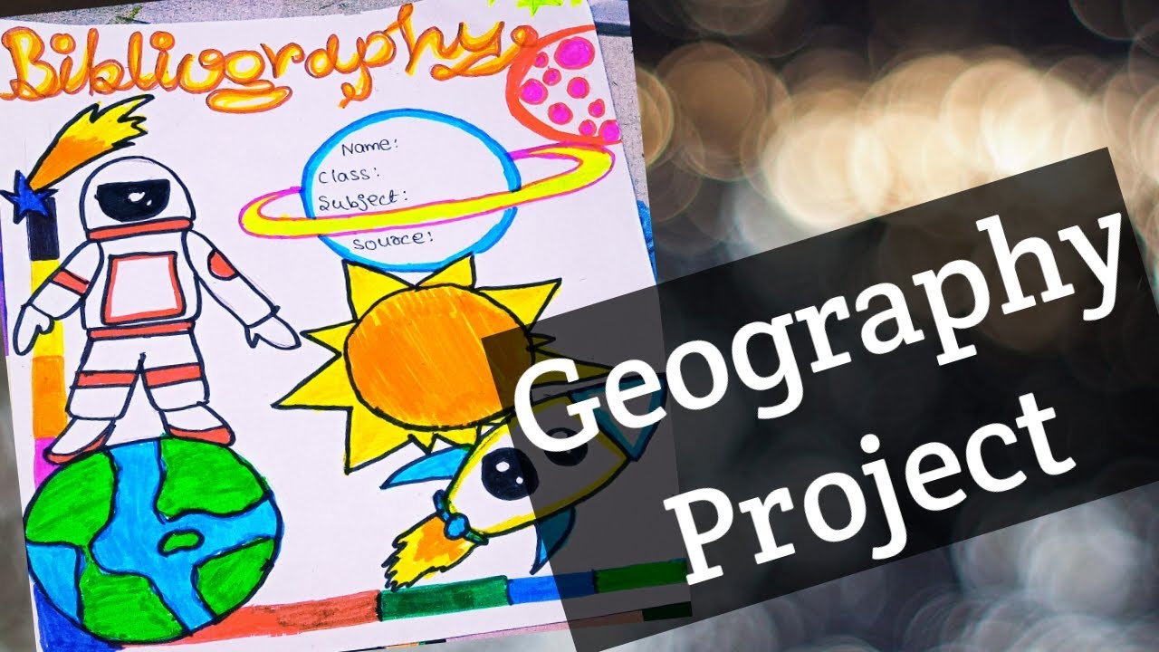 Geography Project Border Design || Geography Project Cover Page ...